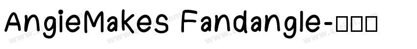 AngieMakes Fandangle字体转换